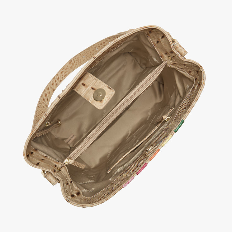 Sandstorm Wavelength Celina Bucket Bag Open Top View