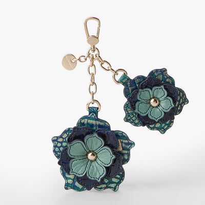 Blue Flashback Flower Duo Tassel Front View 
