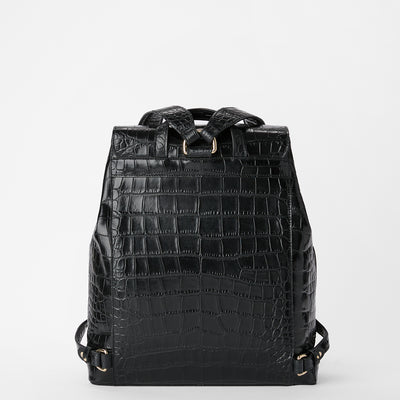 Black Bremond Zane Backpack Back View 