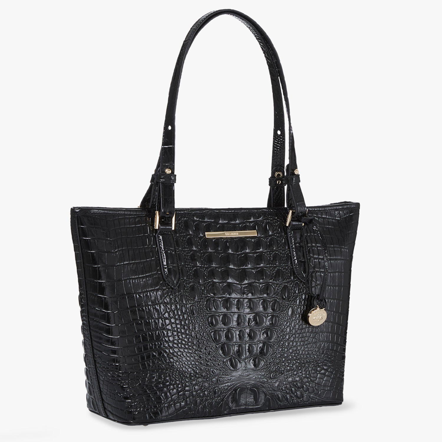 New Brahmin LG discount Croco Leather Asher $295