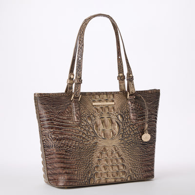 Brindle Melbourne Medium Asher Tote Side View 