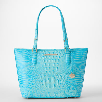 Tropic Blue Melbourne Medium Asher Tote Front View 