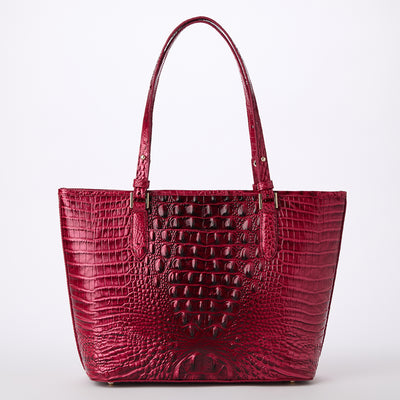 Merlot Ombre Melbourne Medium Asher Tote Back View 