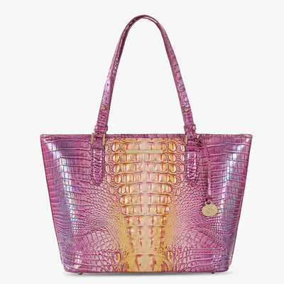 Grapefruit Ombre Melbourne Medium Asher Tote Front View 
