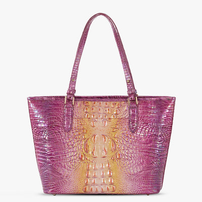 Grapefruit Ombre Melbourne Medium Asher Tote Back View 
