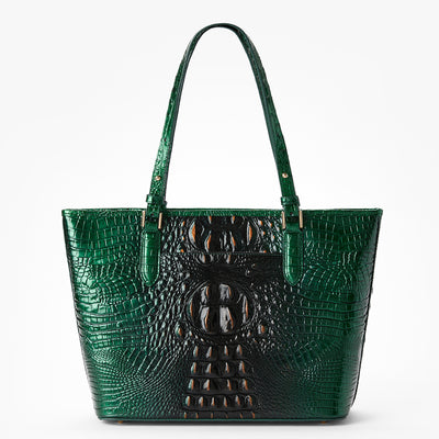 Evergreen Ombre Melbourne Medium Asher Tote Back View 
