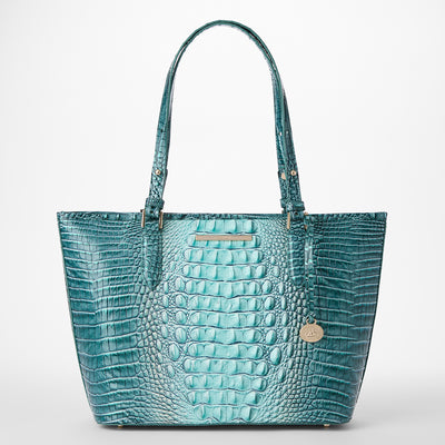 Spearmint Ombre Melbourne Medium Asher Tote Front View 