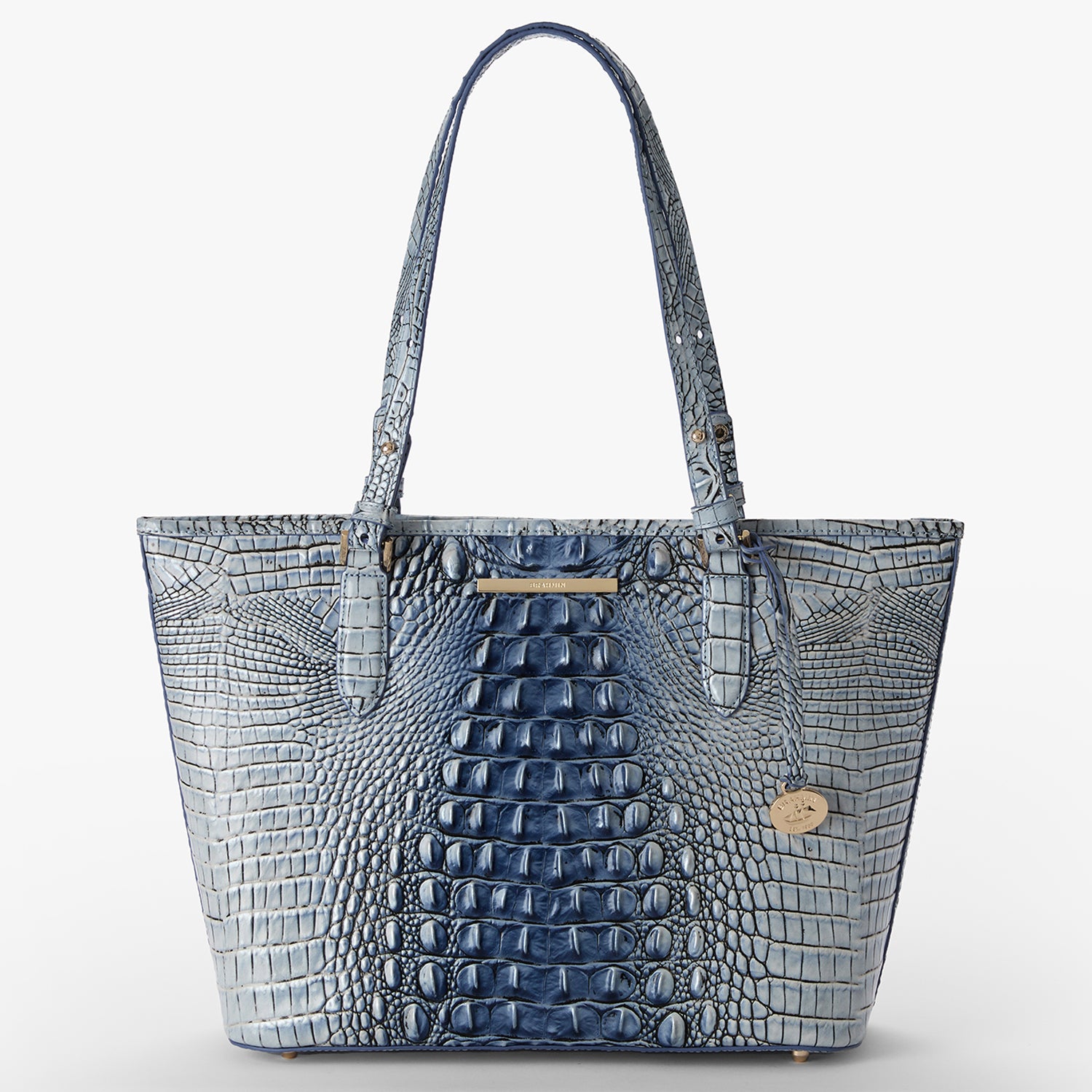 Medium Asher Tote Bellbottom Blue Ombre BRAHMIN