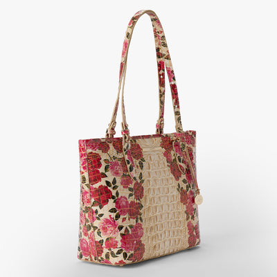 Romantic Roses Ombre Melbourne Medium Asher Tote Side View