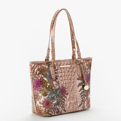 Chrysanthemum Ombre Melbourne Medium Asher Tote Side View 