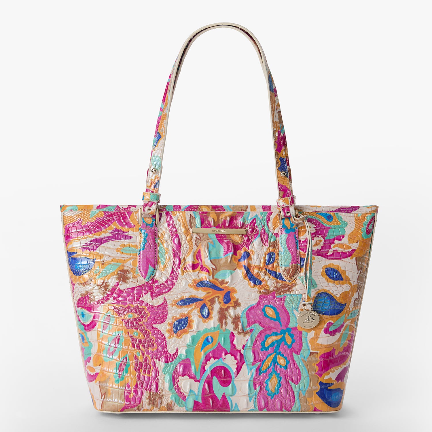 Medium Asher | Pinstripe Petals Melbourne | BRAHMIN