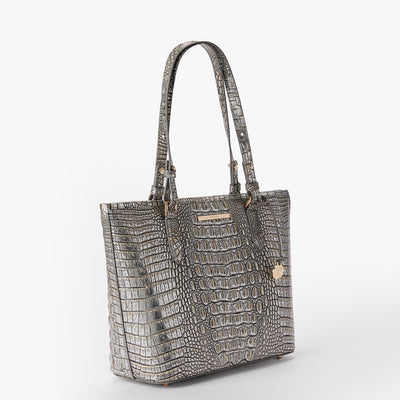 Chrome Melbourne Medium Asher Tote Side View 
