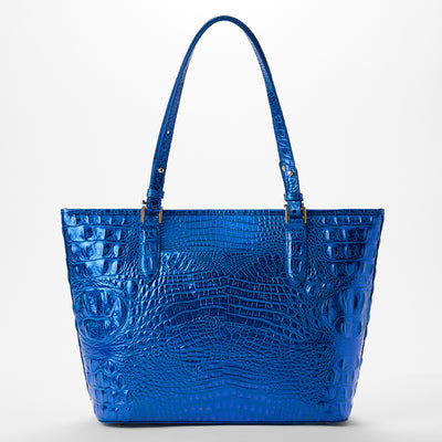 Medium Asher Cobalt Potion Melbourne Tote Back View