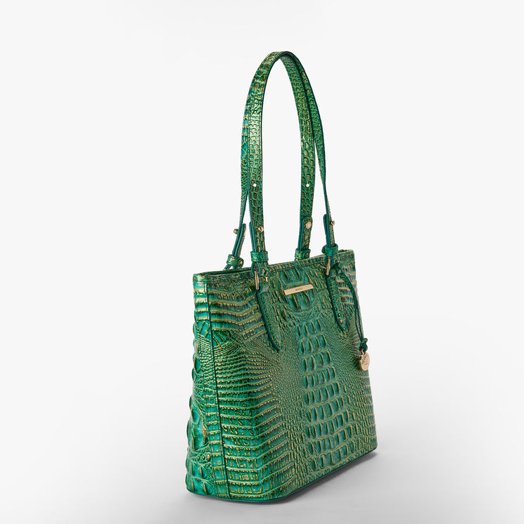 Jungle Jewel Melbourne Medium Asher Tote Side View