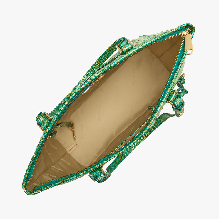 Jungle Jewel Melbourne Medium Asher Tote Open Top View