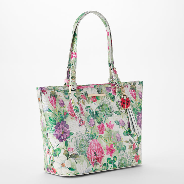 Multi Meadows Medium Asher Tote Side View