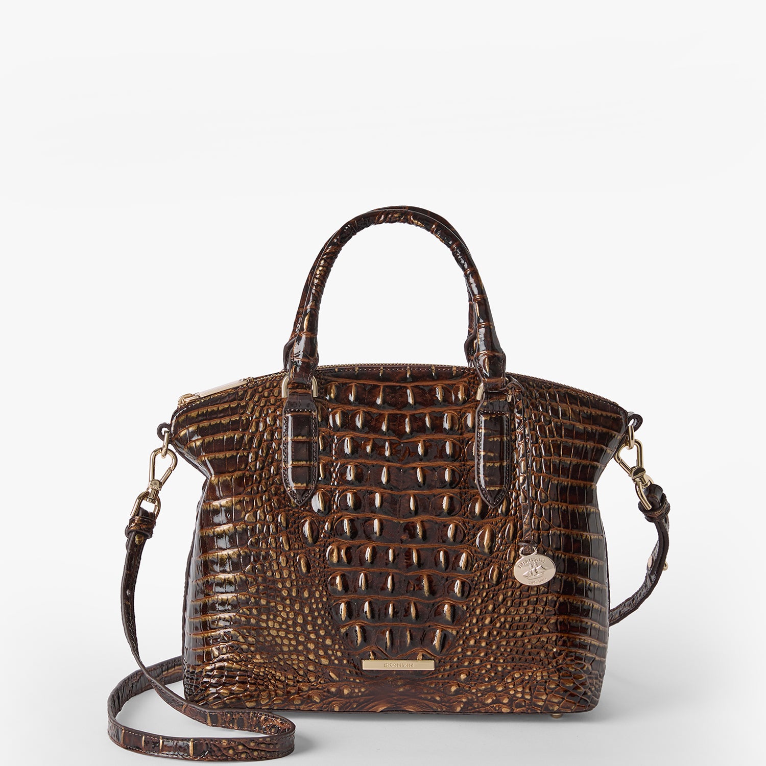 Duxbury Satchel | Chocolate Melbourne | BRAHMIN