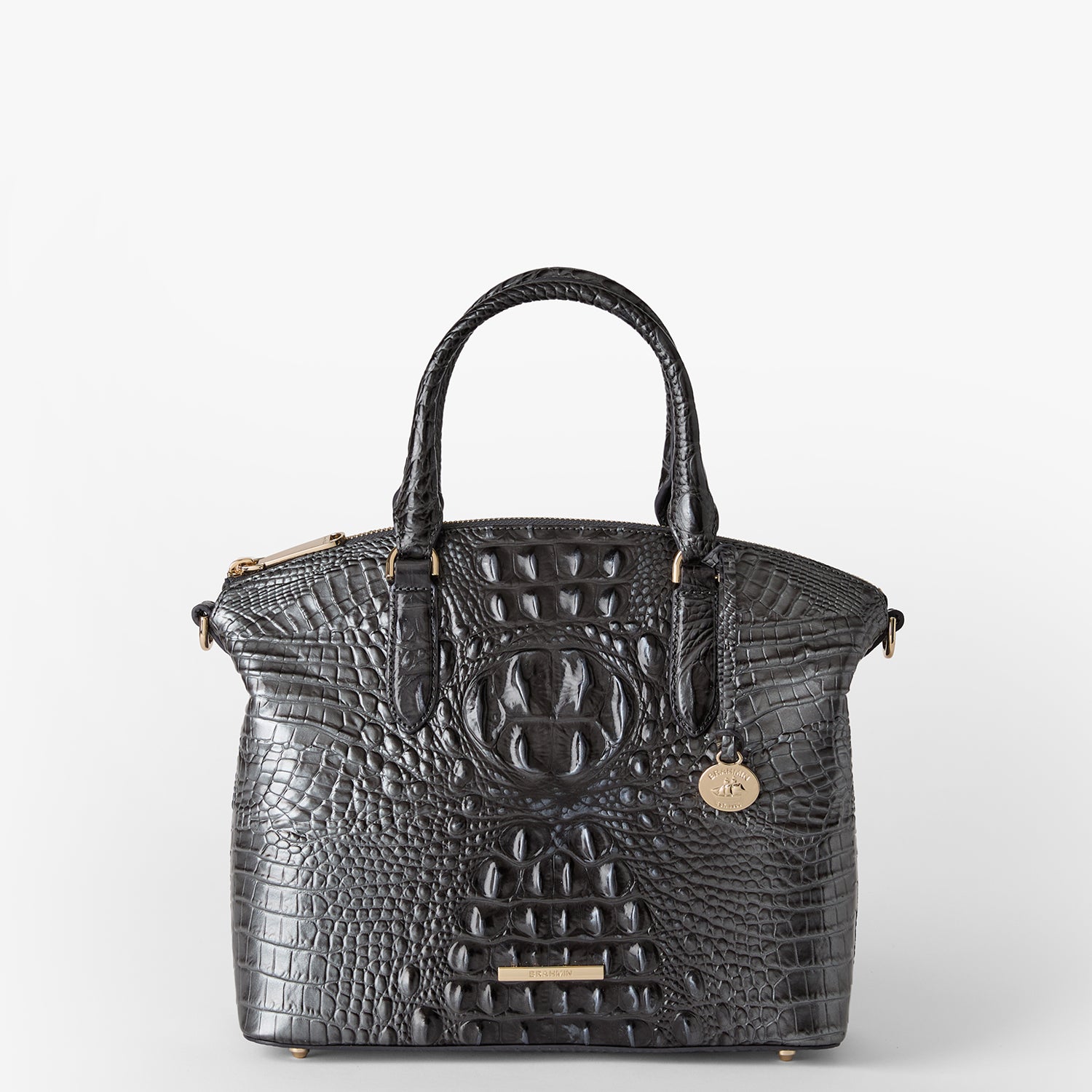 (取寄) ブラーミン レディース ダックスベリー サッチェル Brahmin women Duxbury Satchel Charcoal Duxbury Satchel | Charcoal Melbourne | BRAHMIN