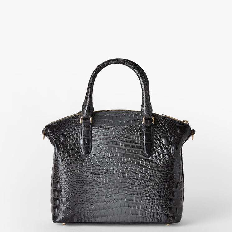 Charcoal Melbourne Duxbury Satchel Back View 