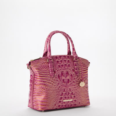 Rouge Blush Melbourne Duxbury Satchel Side View 