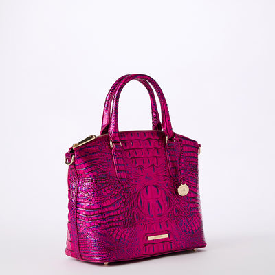 Voltage Violet Melbourne Duxbury Satchel Side View 
