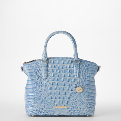 Heavenly Blue Melbourne Duxbury Satchel Front View 