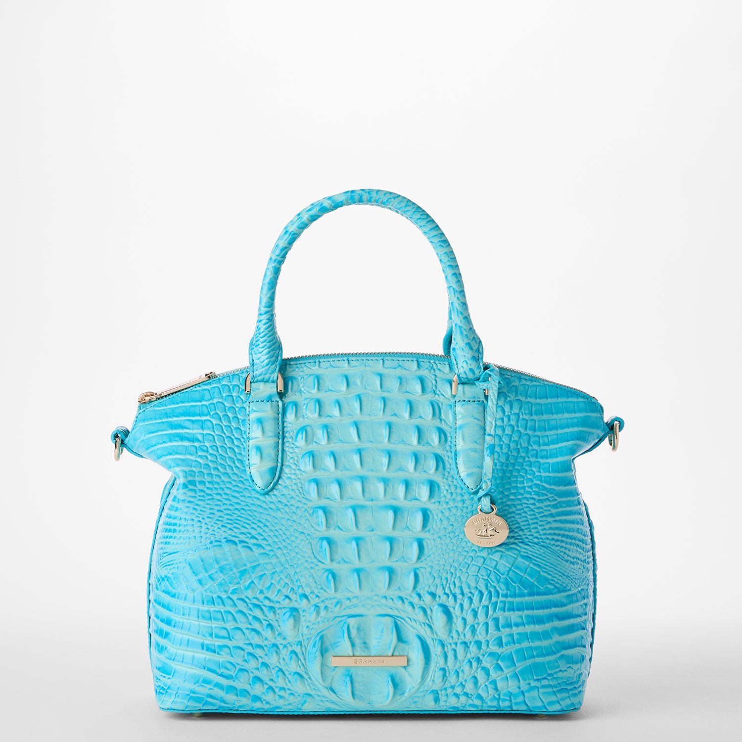 Brahmin store Duxbury Satchel-Blue Viper Ombré Melbourne