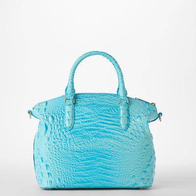 Tropic Blue Melbourne Duxbury Satchel Back View 