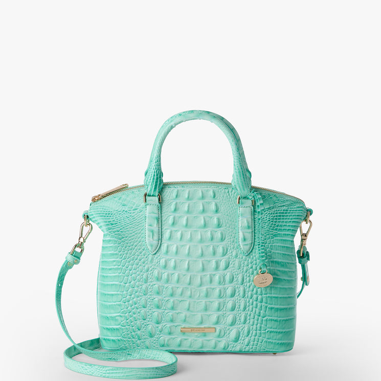 Jadeite Melbourne Duxbury Satchel Front View With Strap