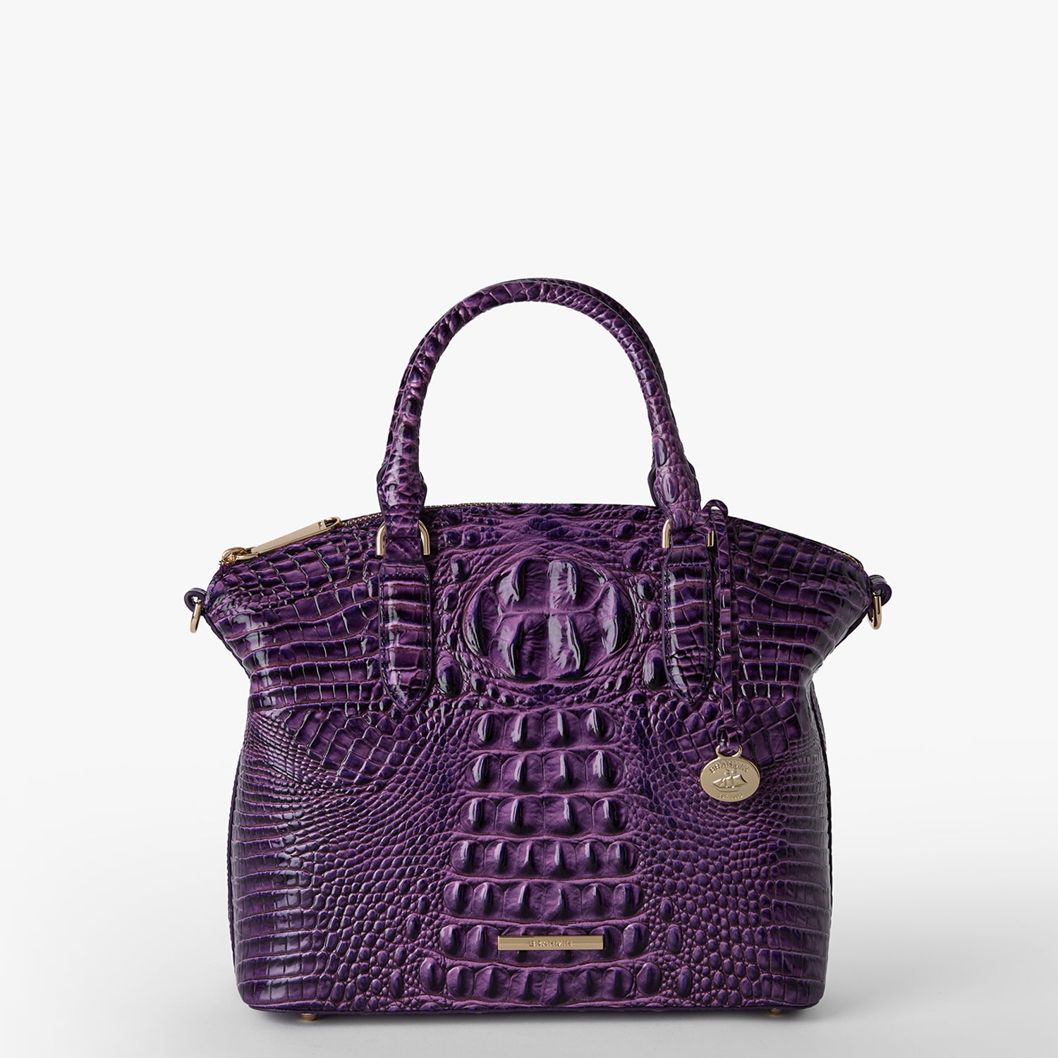 Duxbury Satchel Heroic Purple Melbourne BRAHMIN