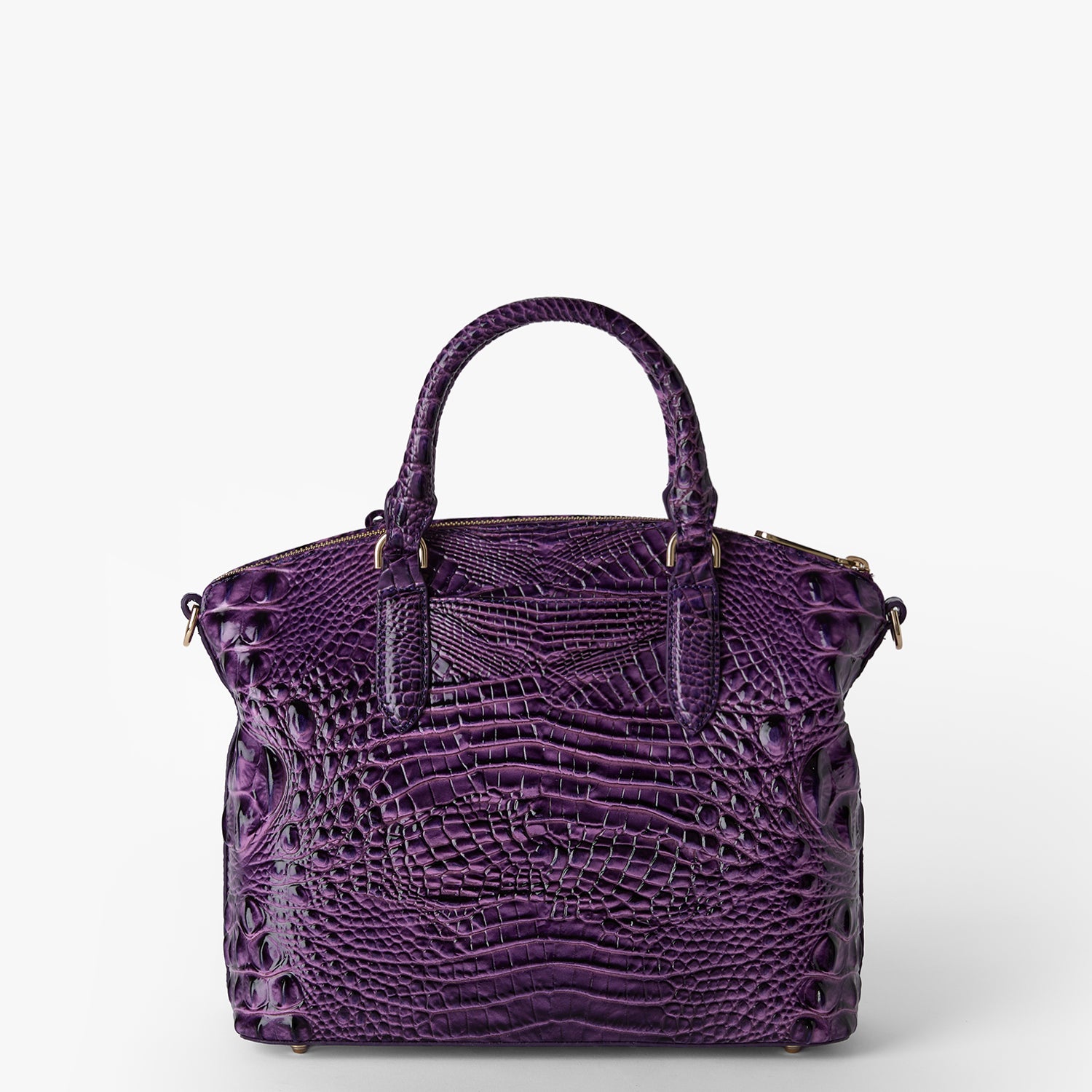 Duxbury Satchel | Heroic Purple Melbourne | BRAHMIN
