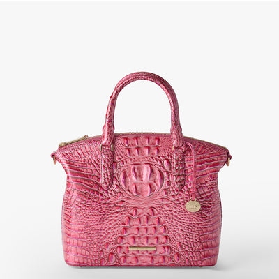 French Rose Melbourne Duxbury Satchel Front View 