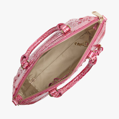 French Rose Melbourne Duxbury Satchel Open View 