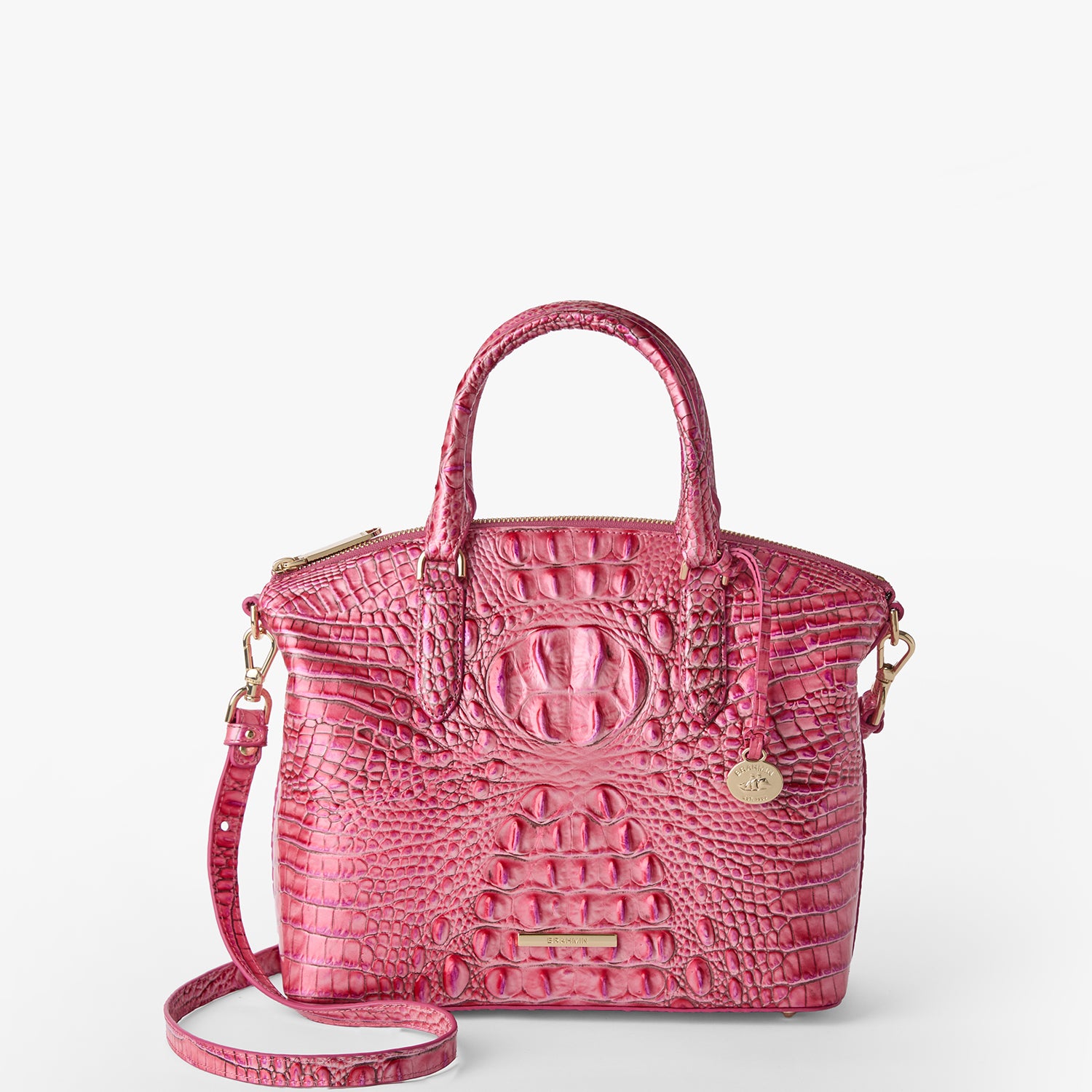 希少 バーバリー 腕時計 BU4010 チェック柄 ピンク×ブラウン 稼働品 Duxbury Satchel | French Rose Melbourne | BRAHMIN