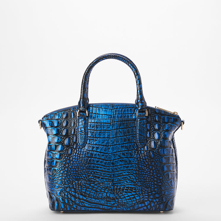 Enchanted Blue Melbourne Duxbury Satchel Back View 