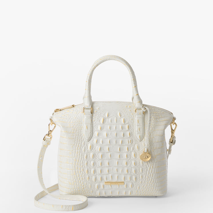 Chantilly Melbourne Duxbury Satchel Front View with Strap 
