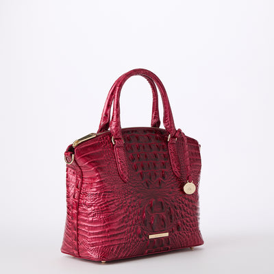 Merlot Ombre Melbourne Duxbury Satchel Side View 
