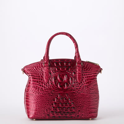 Merlot Ombre Melbourne Duxbury Satchel Back View 
