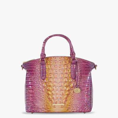 Grapefruit Ombre Melbourne Duxbury Satchel Front View 
