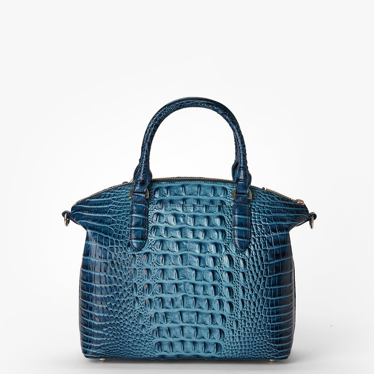 Retro Blue Ombre Melbourne Duxbury Satchel Back View 