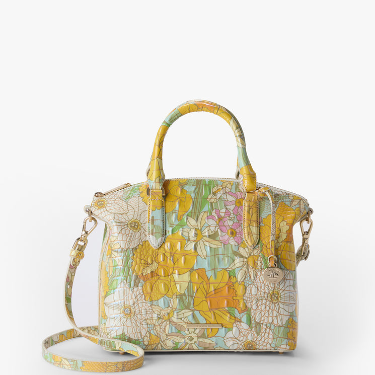 Daffodil Melbourne Duxbury Satchel Front View With Strap