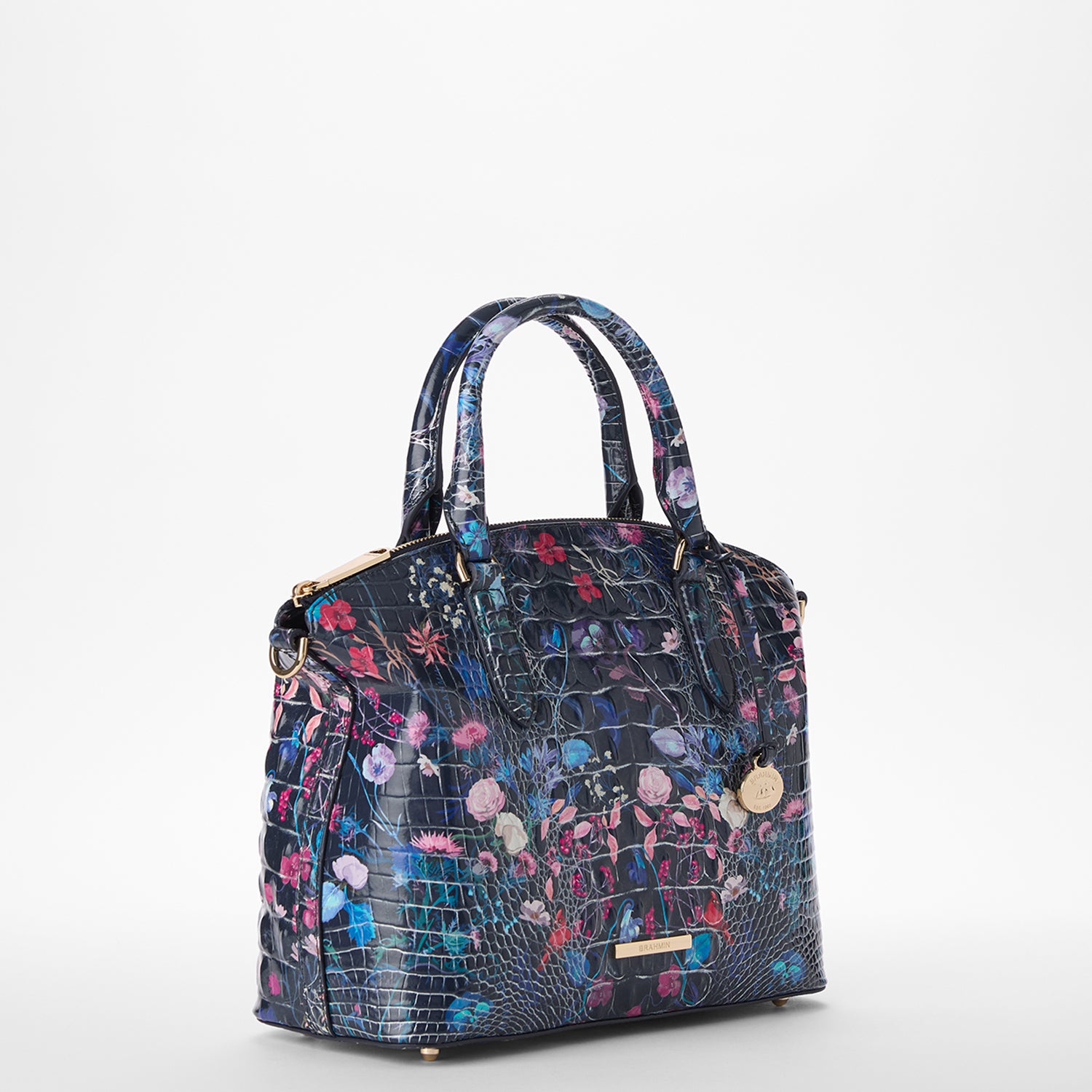 (取寄) ブラーミン レディース ダックスベリー サッチェル Brahmin women Duxbury Satchel Retro Blue Duxbury Satchel | Folktale Melbourne | BRAHMIN