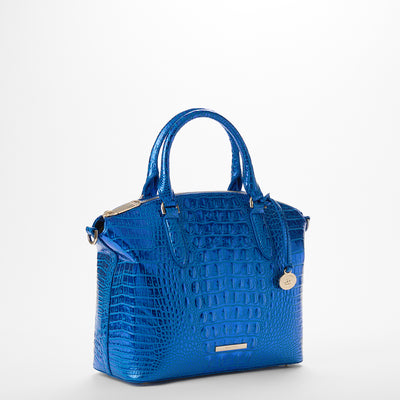 Duxbury Satchel Cobalt Potion Melbourne Side View