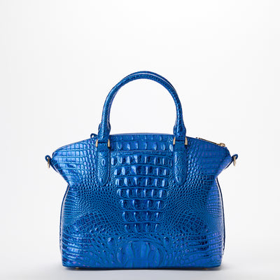 Duxbury Satchel Cobalt Potion Melbourne Back View