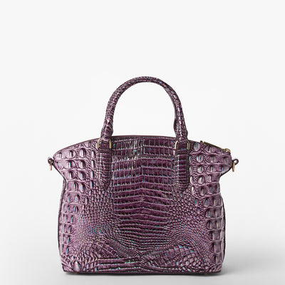 Passion Purple Melbourne Duxbury Satchel Back View 