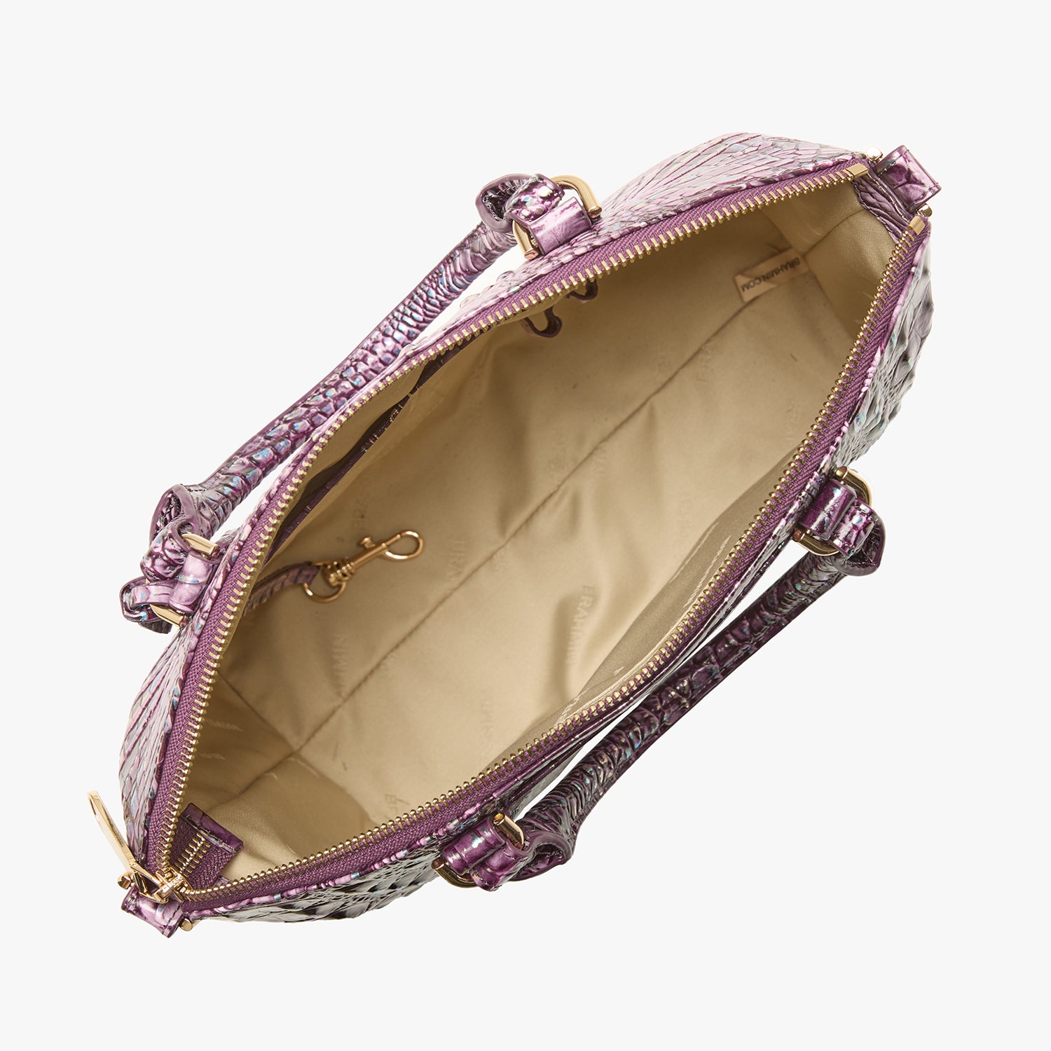 Brahmin Duxbury Melbourne Satchel Passion Purple