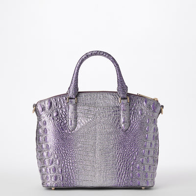 Purple Glitter Melbourne Duxbury Satchel Back View 
