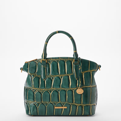 Mystic Green Nerina Duxbury Satchel Front View 