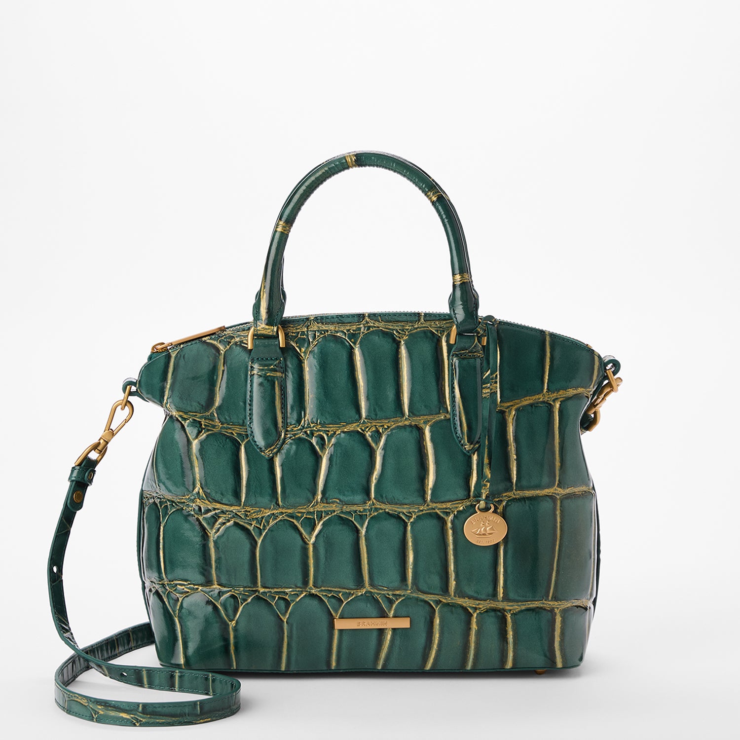 インド、シバリンガ Duxbury Satchel | Mystic Green Nerina | BRAHMIN