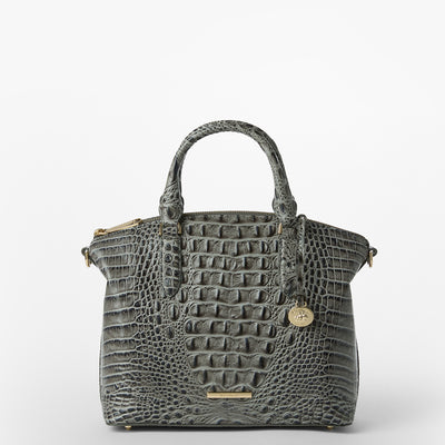 Charcoal Zinnia Duxbury Satchel Front View 